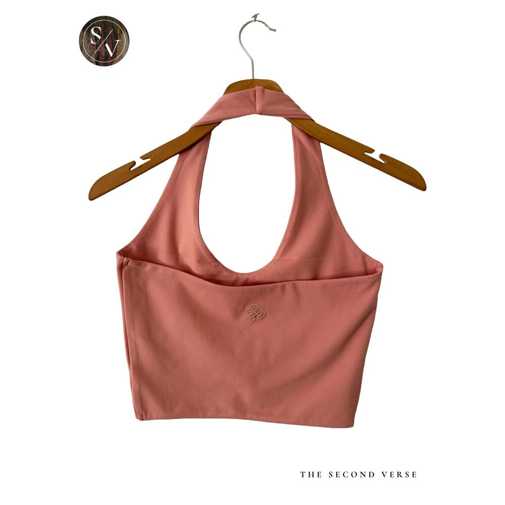 Be Athletica Activewear Halter Top Coral Size Small - Picture 2 of 7